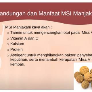 Manjavikan MSI ORIGINAL per sachet atasi keputihan, miss v ...