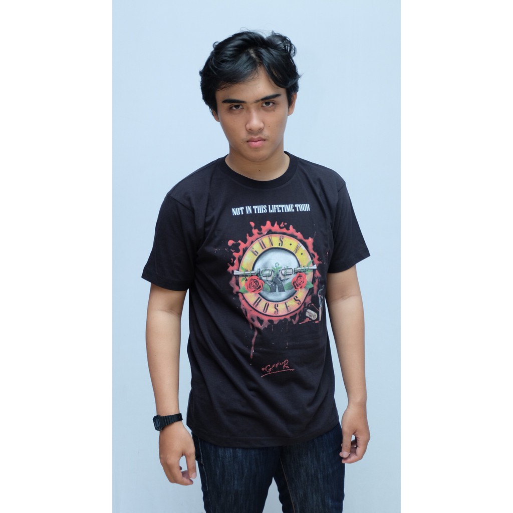 Kaos Konser Guns N Roses Jakarta