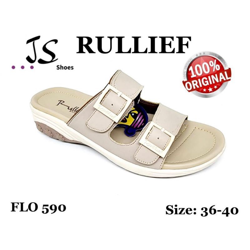 RULLIEF FLO 590 - SANDAL SLOP CASUAL WANITA DEWASA MERK RULLIEF