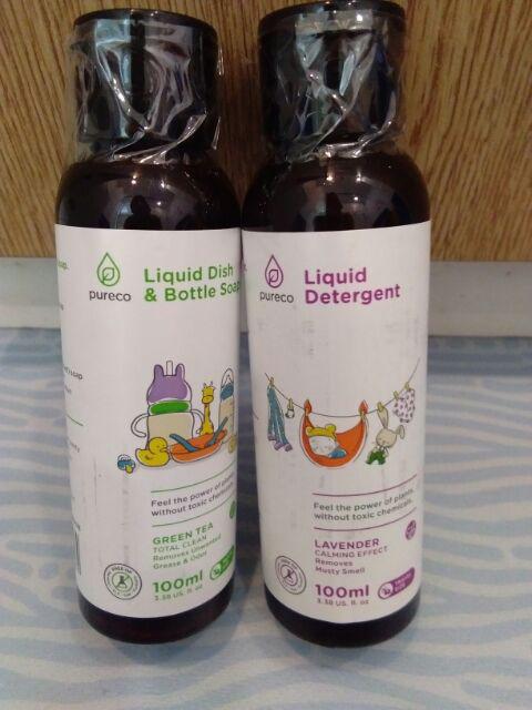 Pureco Dish Wash & Bottle Soup - Liquid Detergent Sabun Cuci Botol / Pakaian Bayi