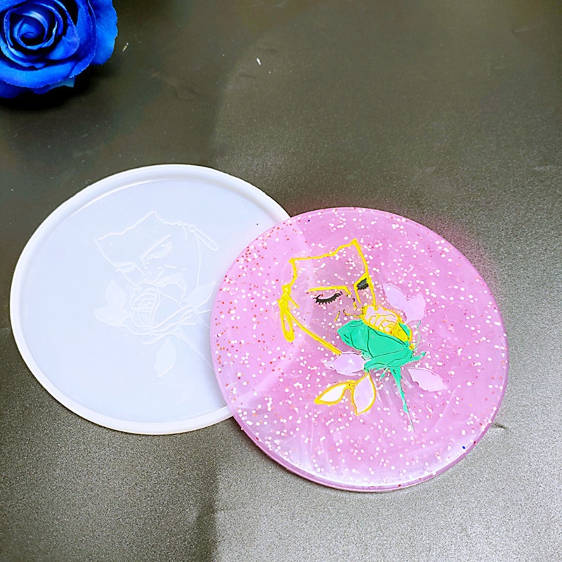 Siy Cetakan Resin Epoksi Bentuk Bulat Bahan Silikon Untuk Dekorasi Rumahkantor