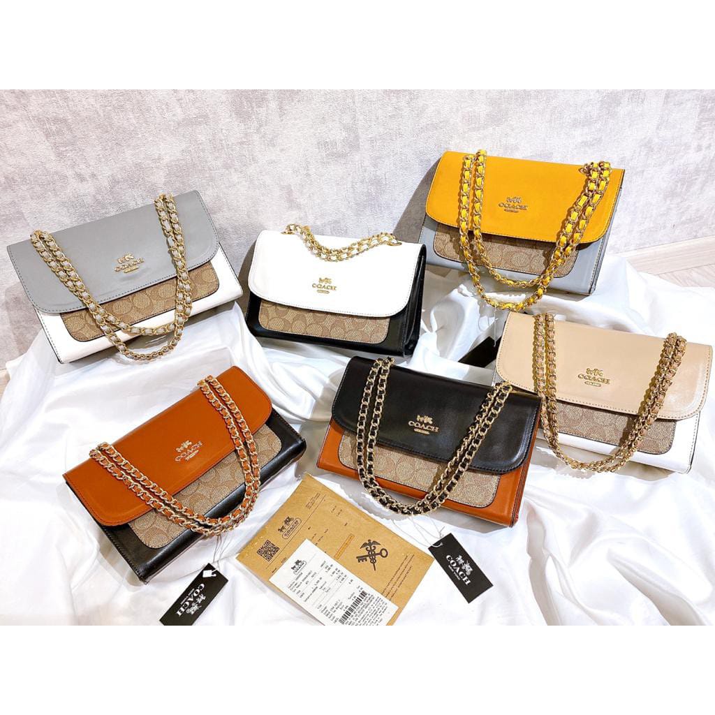 TAS SELEMPANG COACH PARKER SHOULDER BAG KODE SC-16 + FAKEBILL