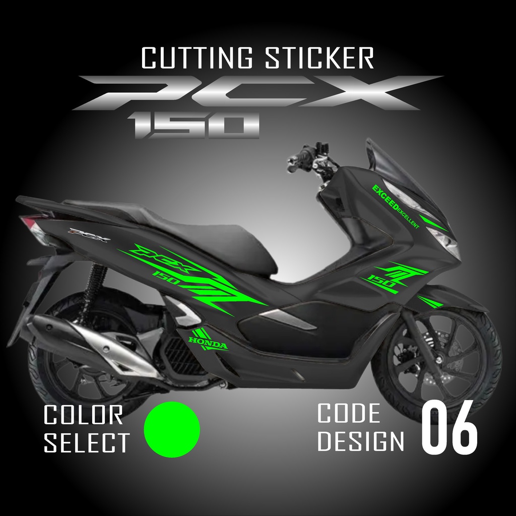 COD Cutting Sticker PCX 150 New - Stiker Striping Lis Timbul Variasi Motor Honda New PCX 150 Warna S