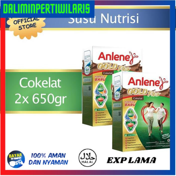 

( BISA COD ) Anlene Goldplus Chocolate 650 gr - 2 pcs PROMO [Kode 1|Kode 2|Kode 3|Kode 4|Kode 5|Kode