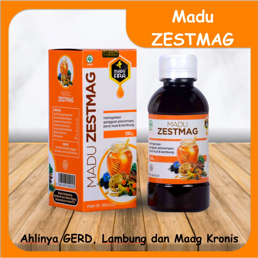 MADU ZESTMAG Original Ahlinya Magh Kronis Gerd Asam &amp; Infeksi Lambung