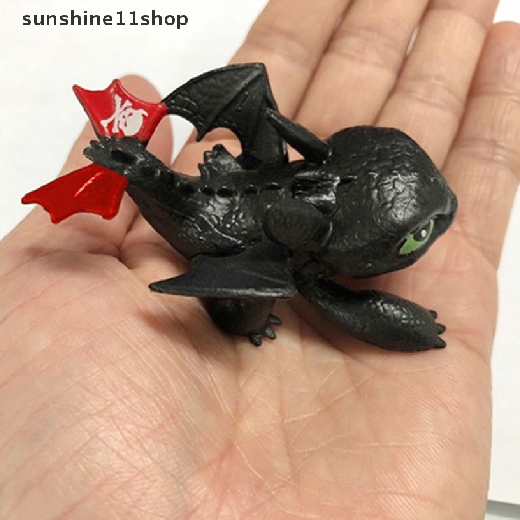 Sho Mainan Action Figure Toothless Night Fury Dragon Untuk Koleksi