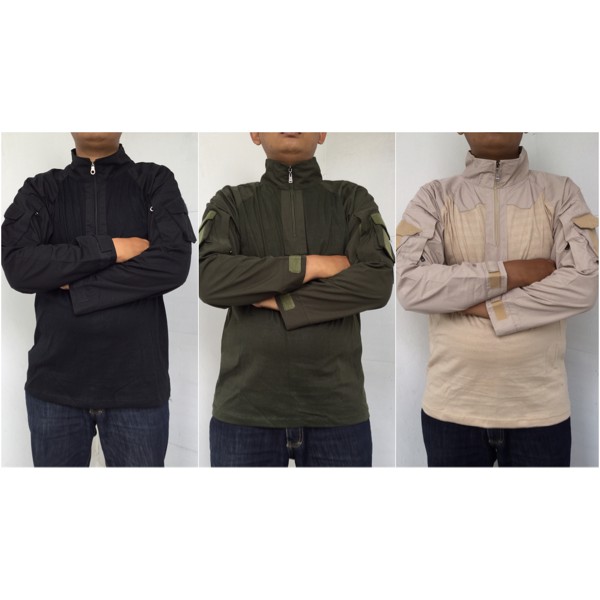 kaos bdu lengan panjang combat shirt