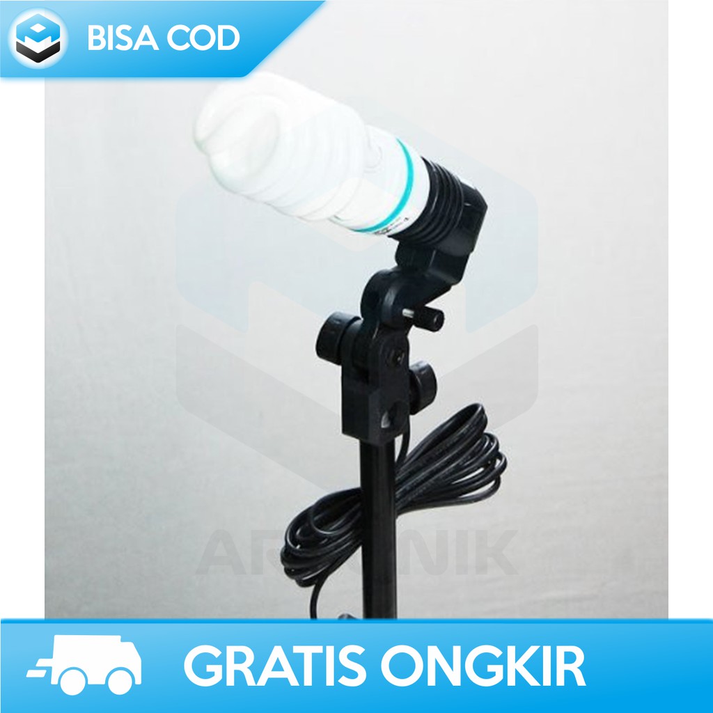 LAMP HOLDER SINGLE SOCKET E27 DENGAN DUDUKAN PAYUNG YAM ORIGINAL HQ-DZ001