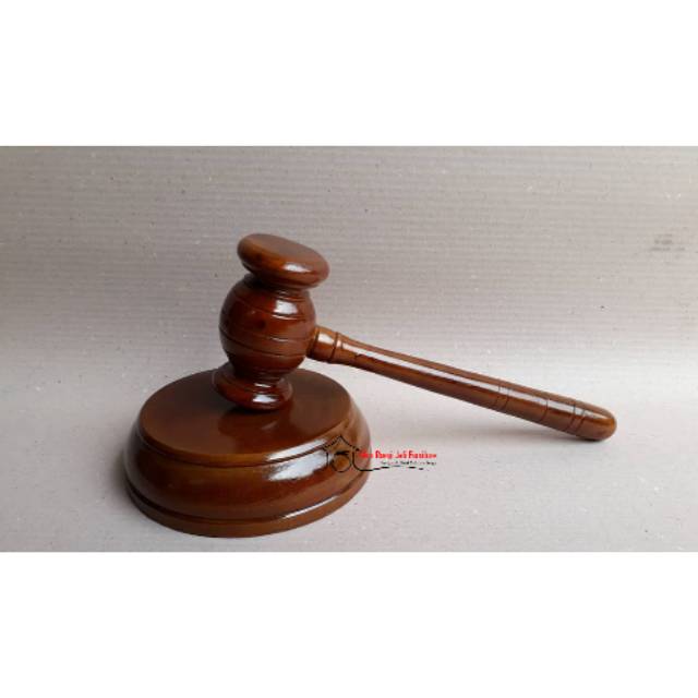 Palu Hakim Kayu Polos, Palu Sidang Kayu, Perlengkapan Sidang, Palu Kayu