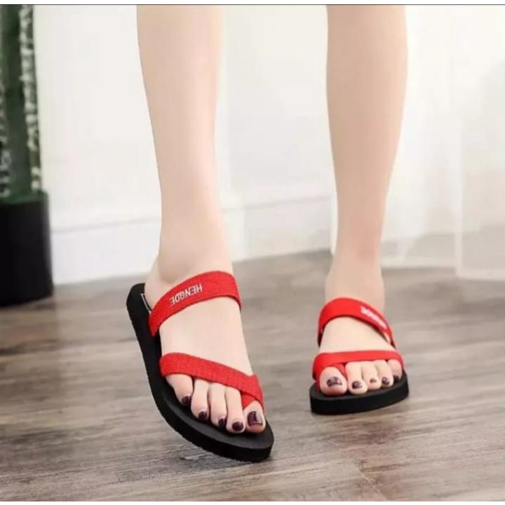 Promo Sandal wanita kekinian model tali / sendal Hengde