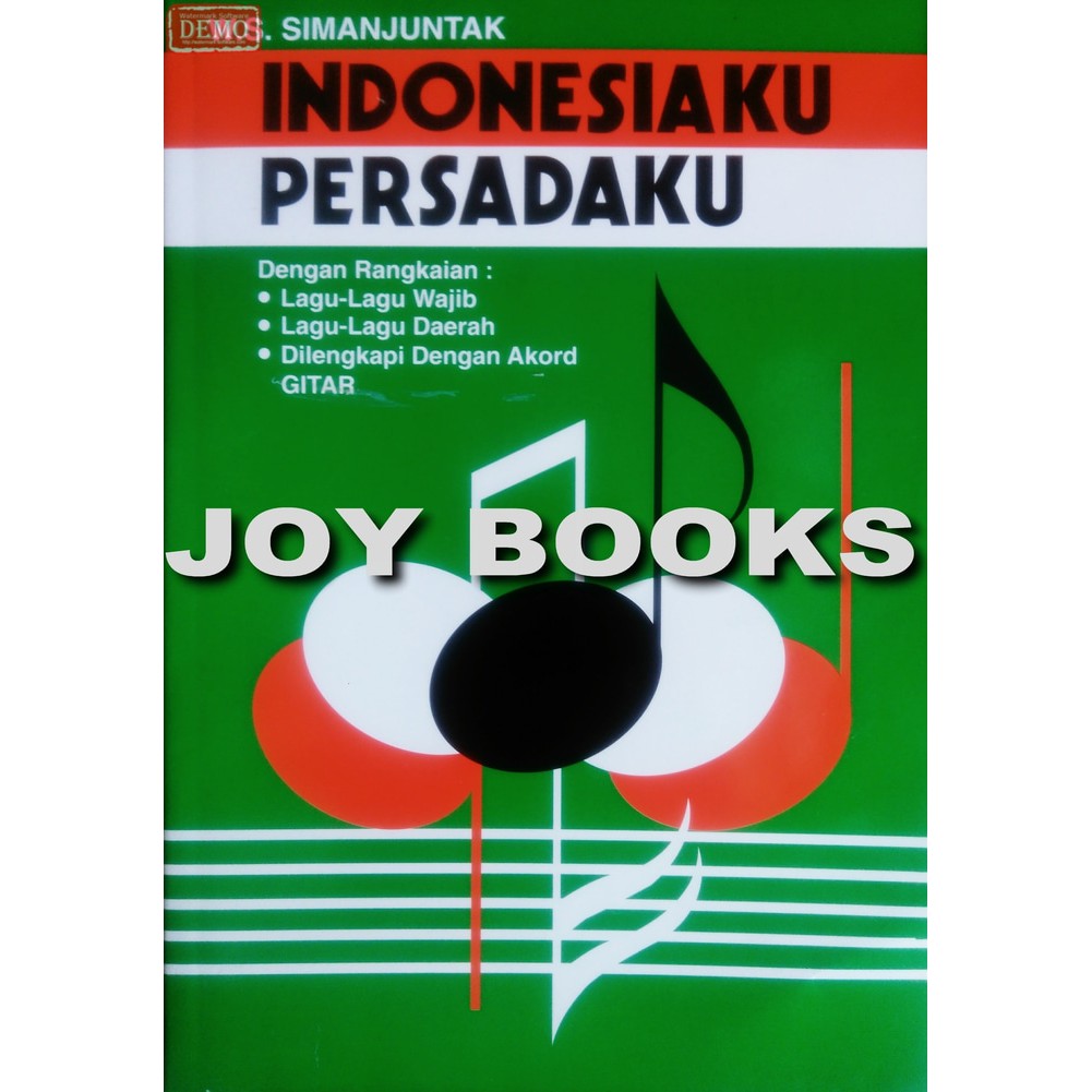 Buku Not Angka Balok Lagu Daerah Lagu Nasional Indonesia Shopee Indonesia