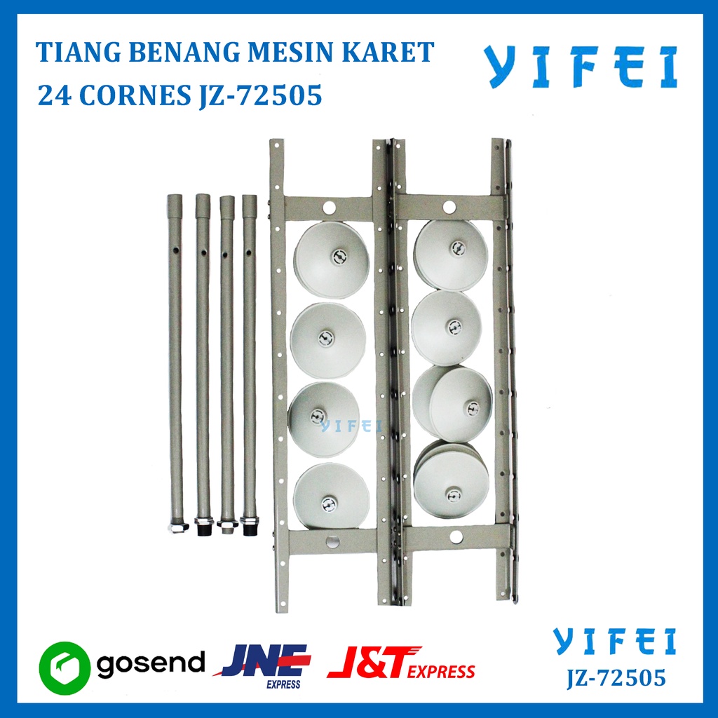 TIANG BENANG MESIN KARET/KANSAI 24 CORNES/12 JARUM YIFEI-72505