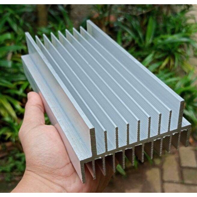 1 Buah Heatsink Pendingin 3U 17 sirip 20 cm Tebal Cocok Untuk Power Amplifier Built Up