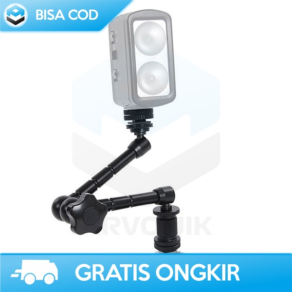 SUPER CLAMP DSLR LCD FLASH WITH ARTICULATING MAGIC ARM BY ANDOER ORI
