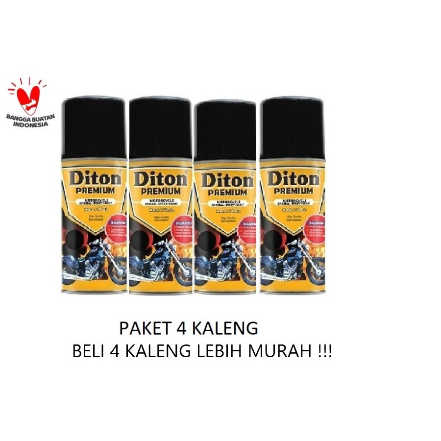Diton Premium Paket 4 Kaleng Pylok Pilok Cat Semprot