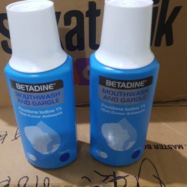 ❂ Betadine kumur 190 ml ◌