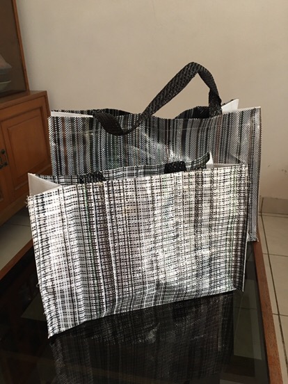 Tas Belanja Motif Mix - Medium (ramah Lingkungan, Daur Ulang, Reusable)