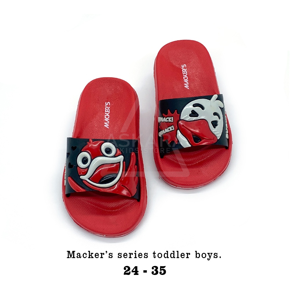 Terbaru Sandal Kokop Mackers Anak Laki-laki Model Duck Lucu
