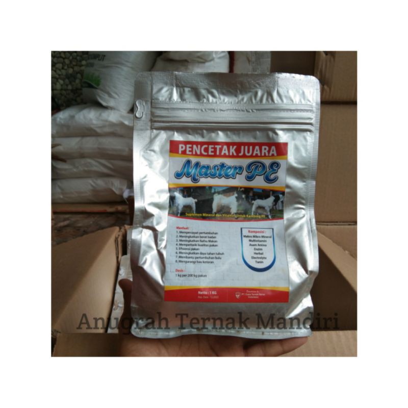 Master PE/suplemen kambing berkwalitas