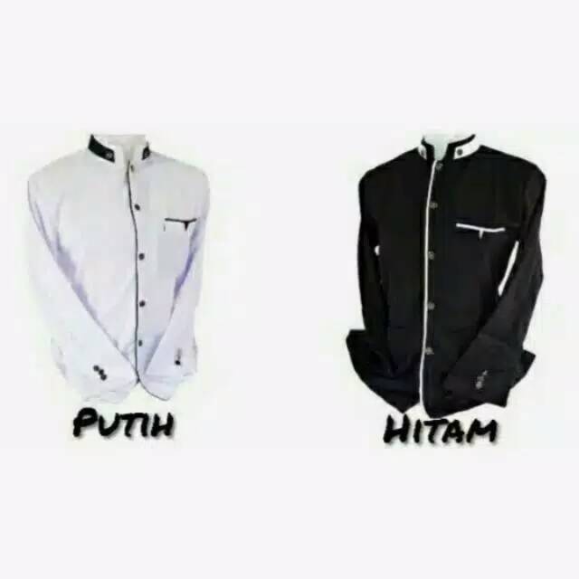 Jasko polos list hitam/putih