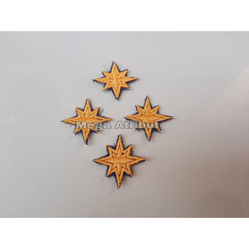 brivet/pin mata angin dishub bordir timbul