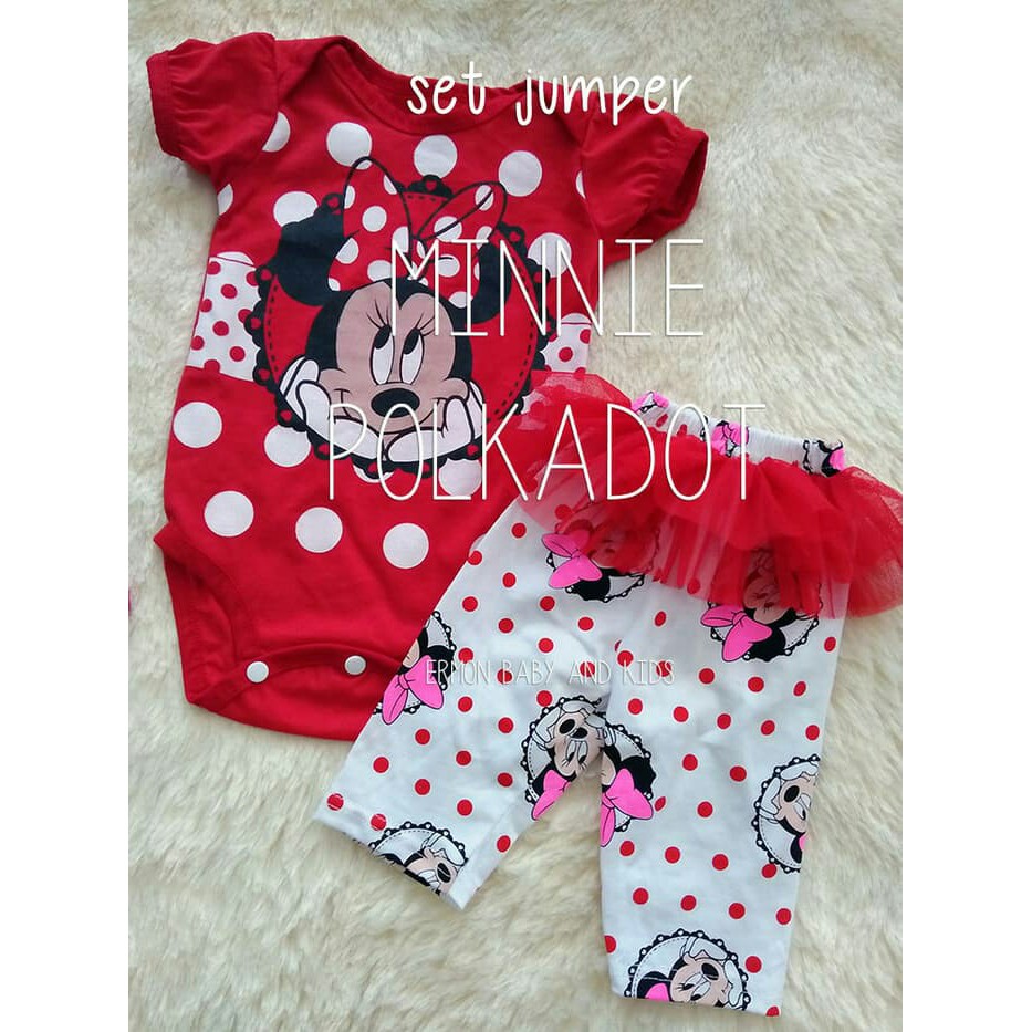 Jumper Baju Bayi Balita design Minnie Mouse_Lynn Design