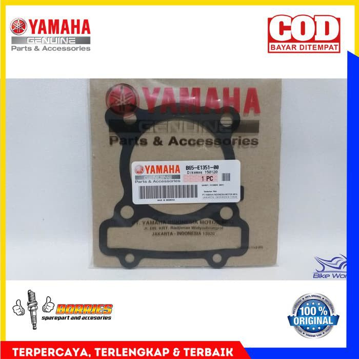 Paking Blok Seher Aerox 155 Lexi B65-E1351-00 Yamaha Genuine Parts