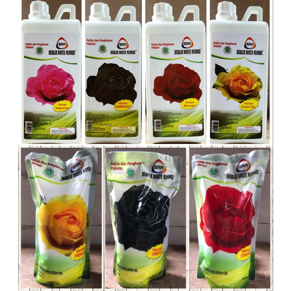 SALE BRM MAWAR LAUNDRY PEWANGI PAKAIAN DAN PELICIN SETRIKA (FREE BUBBLE) @