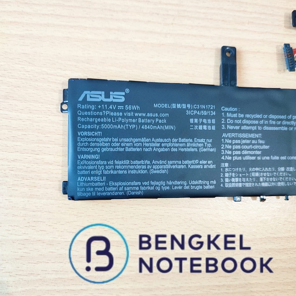 Baterai Asus E406SA L406SA L406MA E406MA R420SA C31N1721