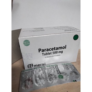 Jual Paracetamol Tablet Mersi / Harga 1 Lembar / Demam / Nyeri Gusi ...