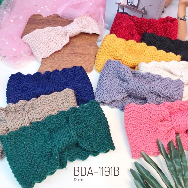 [ ECER ] BANDANA RAJUT WOOL PITA