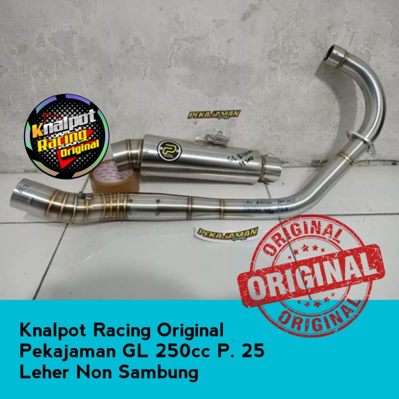 Knalpot Pekajaman GL MP Tiger CB Semi Kompetisi Original Pekajaman Yogyakarta