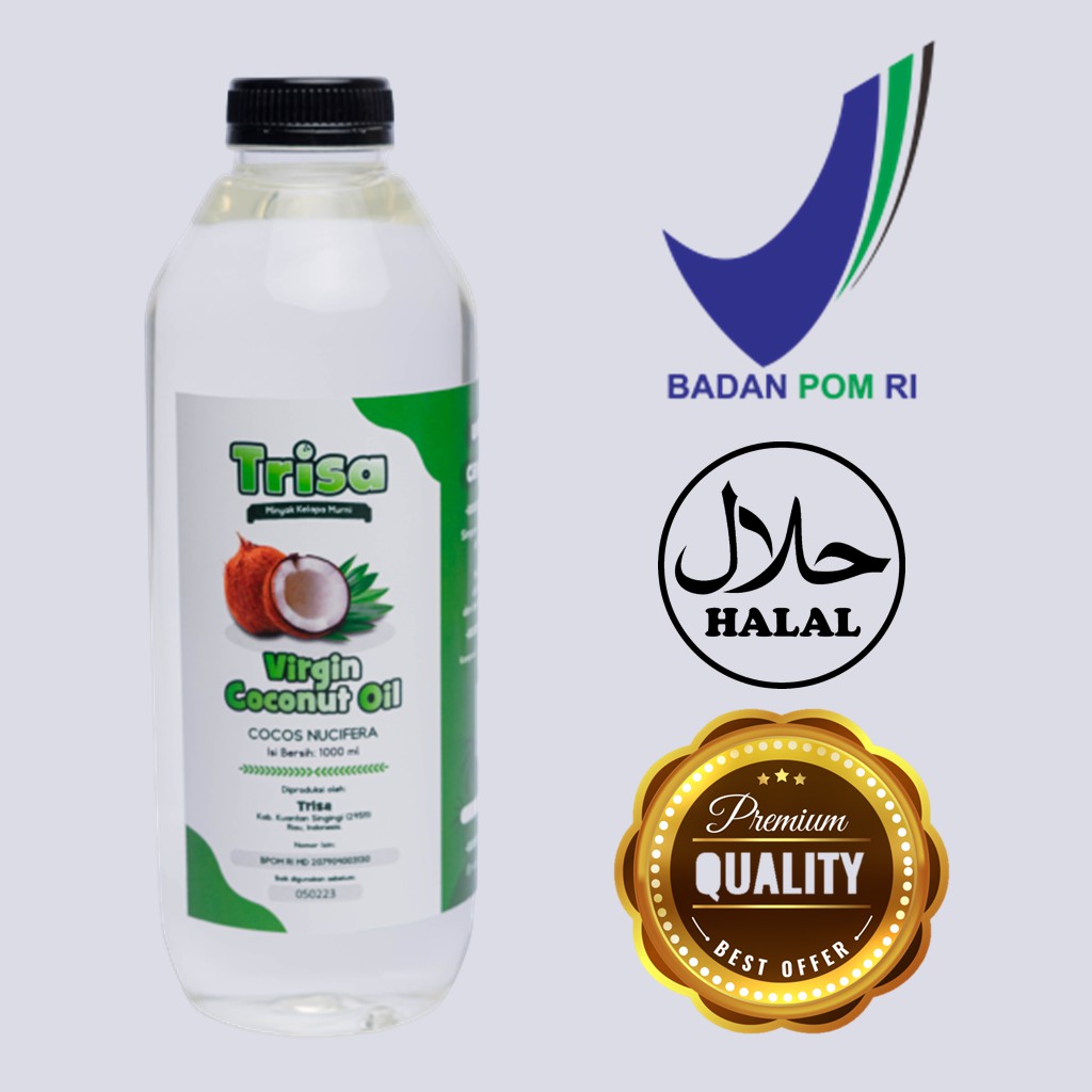 

[BPOM] Extra Virgin Coconut Oil 1000 ml /Minyak Kelapa Murni 100%