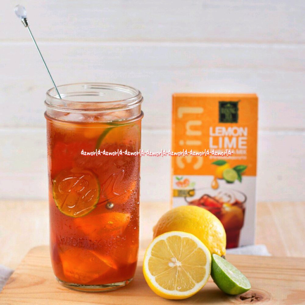 Ranong Tea Lemon Lime Thai Tea Minuman Serbuk Teh Rasa 10 Sachet Teh Bubuk Instan