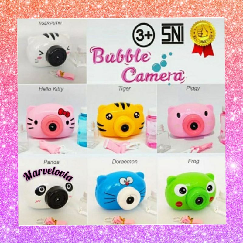 MAINAN ANAK BUBBLE CAMERA KAMERA GELEMBUNG ELEKTRIK