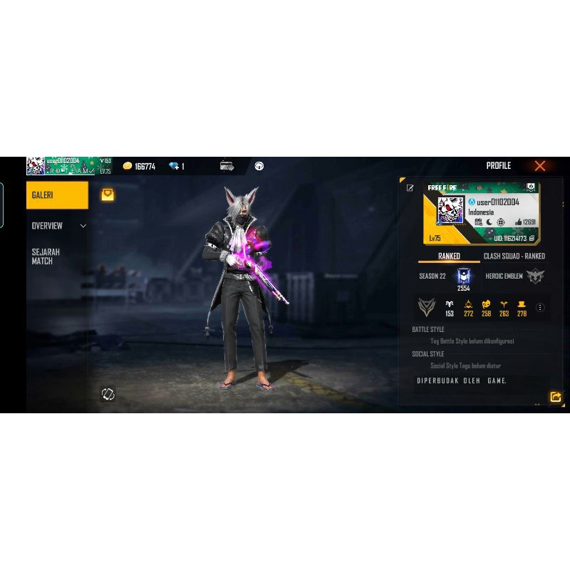 AkunFreeFireeS7
