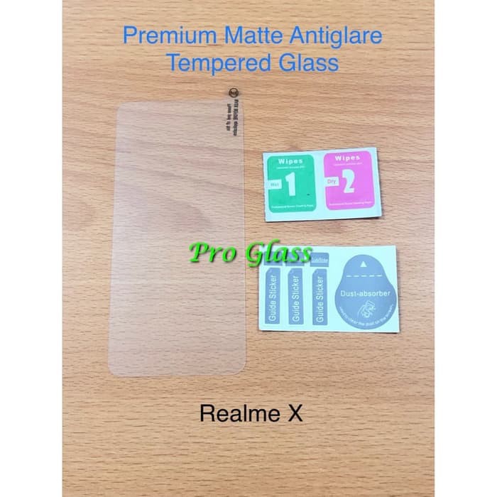 REALME X Anti GLARE /DOFF / MATTE Anti Fingerprint Tempered Glass