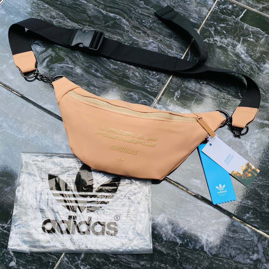 Waistbag Adidas Mini Leather / Tas Selempang Kulit Tas Adidas