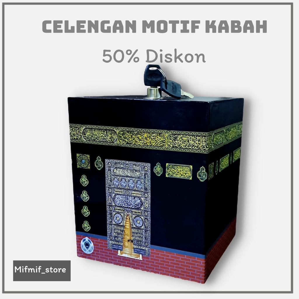 Celengan Karakter Anak Murah - Celengan Karakter Unik - Celengan Kabah + free Kunci