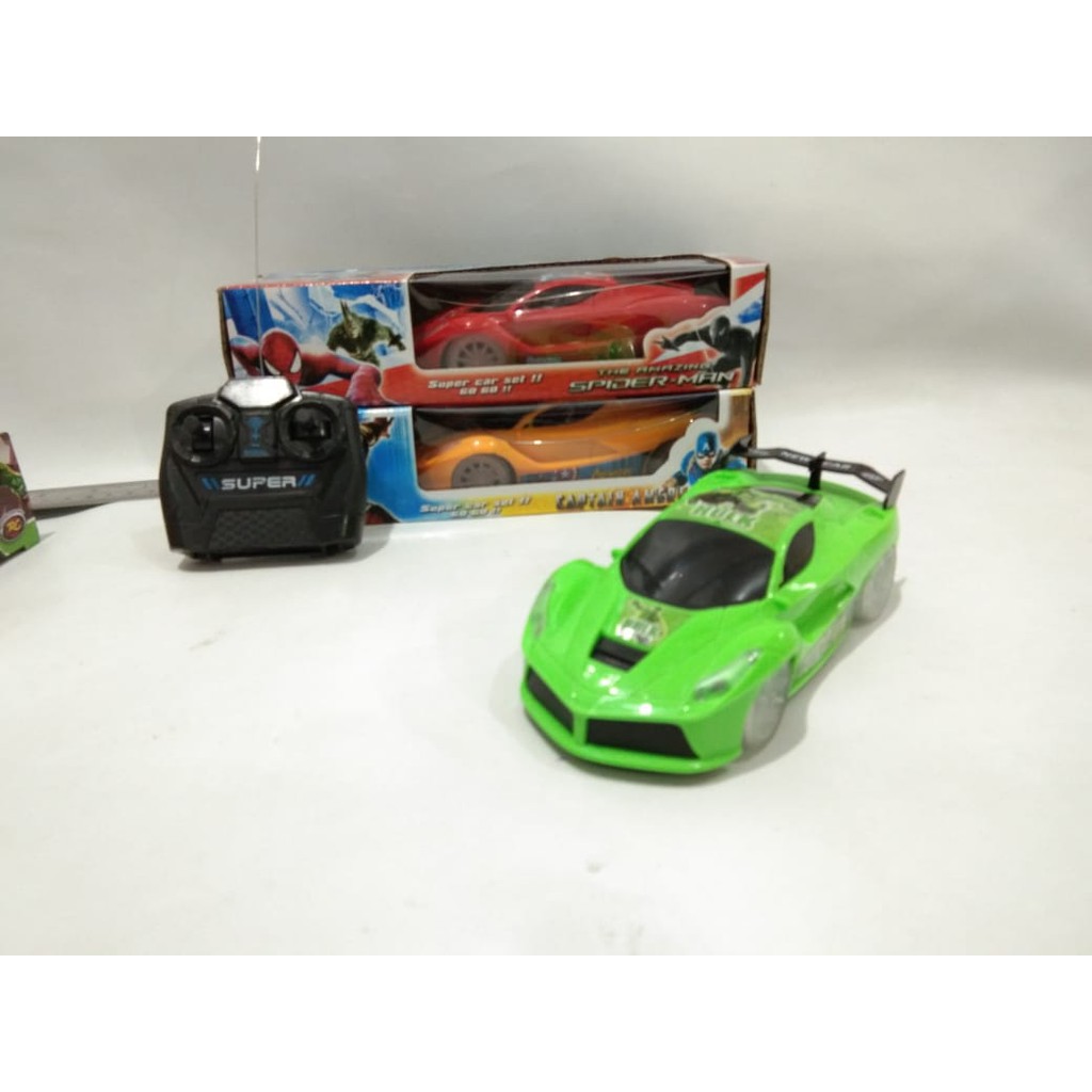Mainan Mobil Remote Control - RC murah - mobil remot Control Super Speed Superheroes Series - 965D / v535