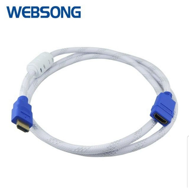 Kabel HDMI Male to Female 1.5M Full HD 1080P V1.4 WEBSONG