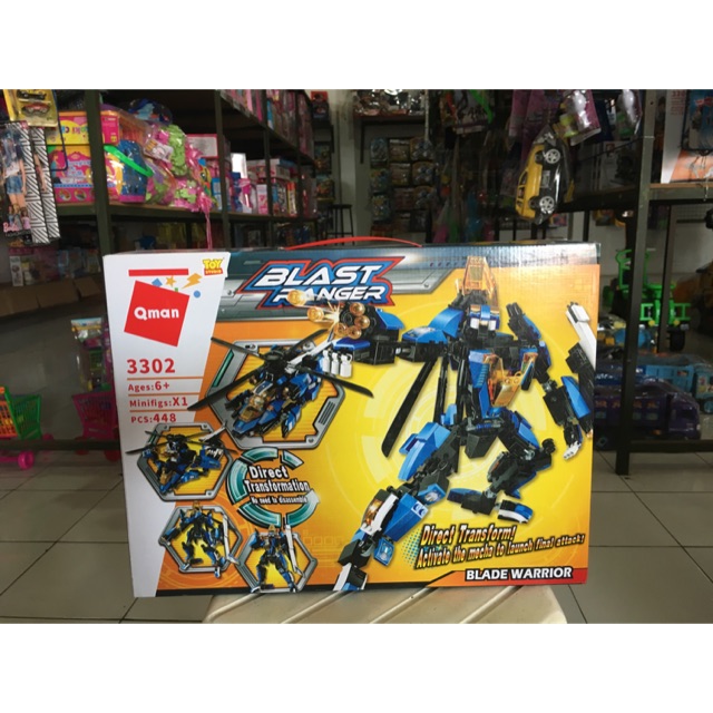 Block dos QMAN BLAST RANGER 448pcs kode 3302
