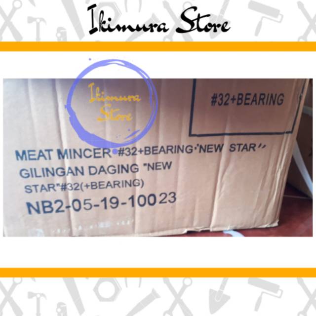 Gilingan Daging No. 32 Meat Mincer Bearing New Star