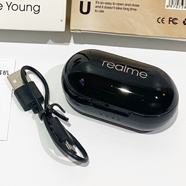 Headset Bluetooth Realme Buds 9 ( Model Touch ) True Wireless Earbuds Realme Buds 9