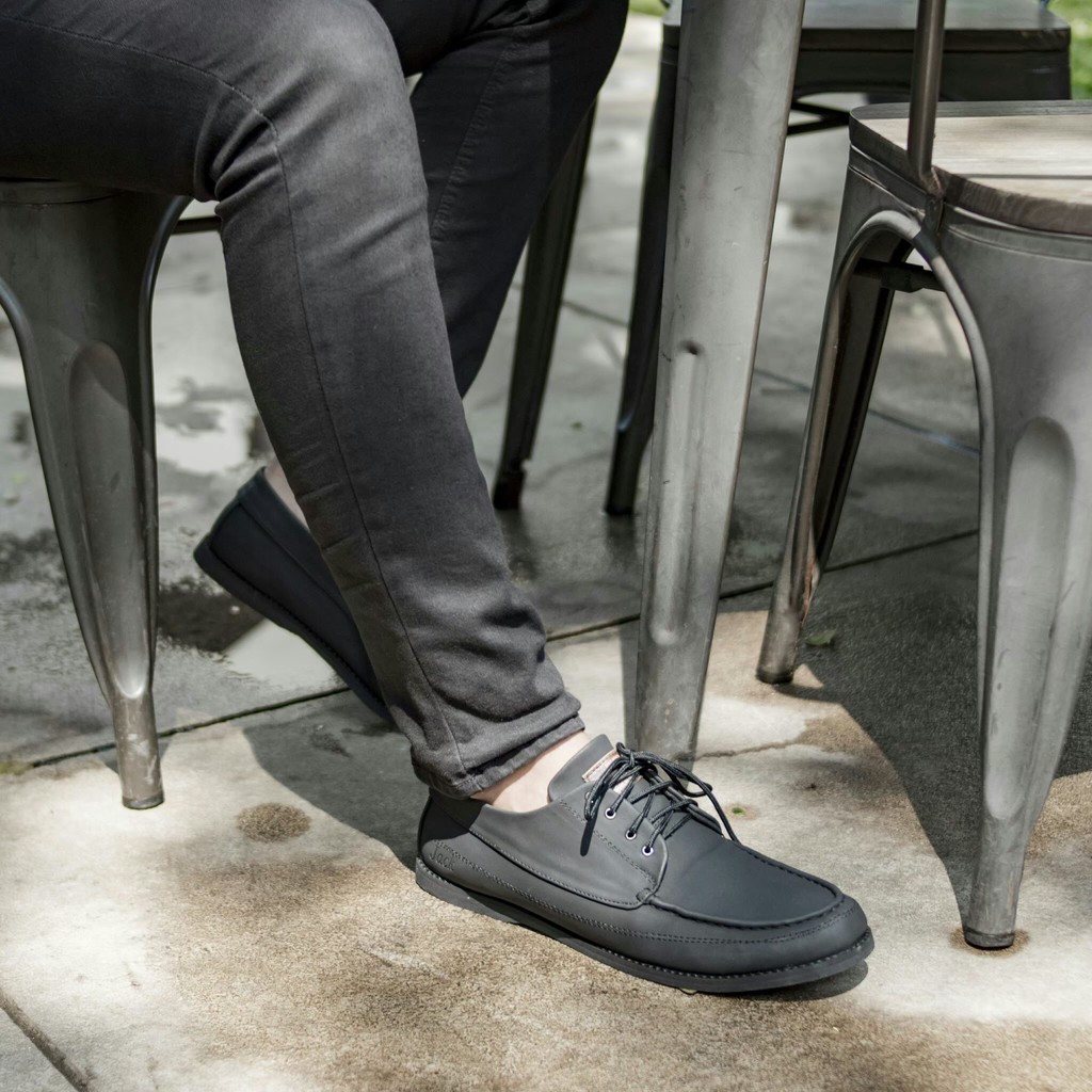 MAIKOR BLACK - Sepatu Vintage Klasik Kasual Santai Kuliah Kerja Pria/Cowok - Sneakers - Snikers