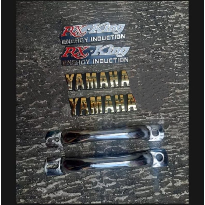 Begel Behel Samping Yamaha RX-King Set Emblem Logo Rx-King