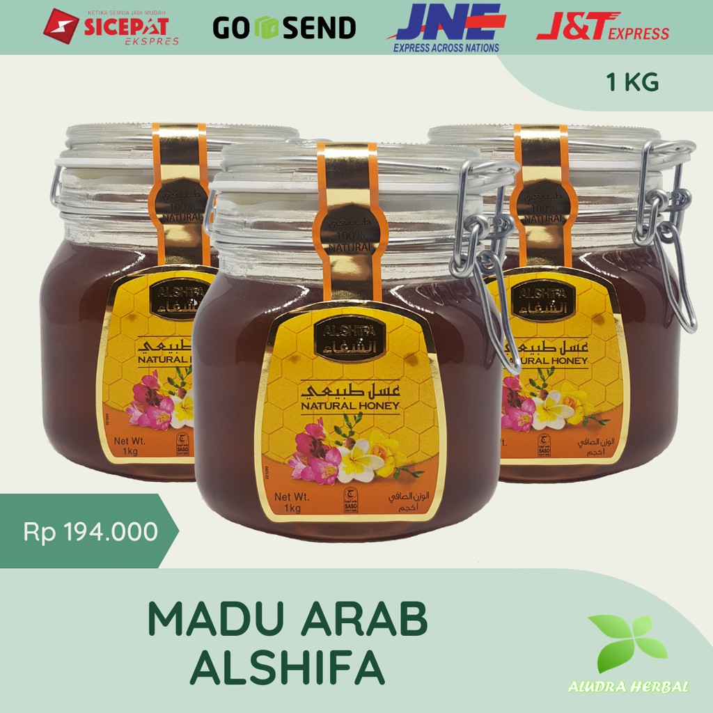 

Madu Arab Murni Al Shifa 1KG Natural Honey Asli Original Asli