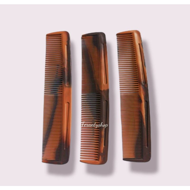 Hot item sisir coklat panjang renggang dan rapet 2in1