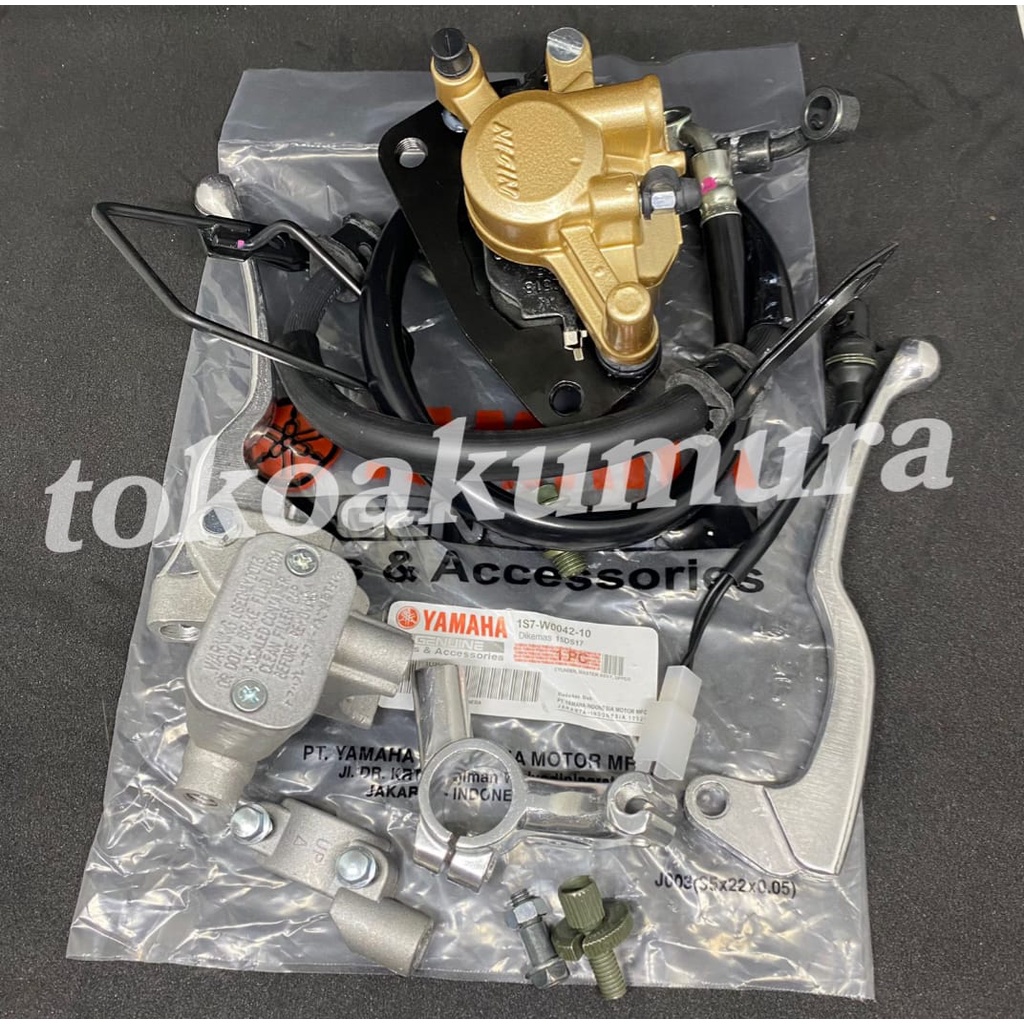 Master rem atas full set handel dudukan + Kaliper cakram Depan mx new mx old