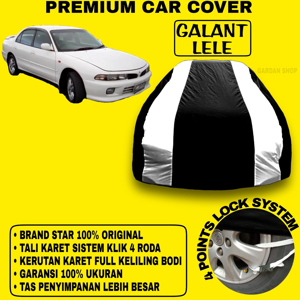 Body Cover GALANT LELE Sarung Strip SILVER Penutup Pelindung Bodi Mobil Gallant Lele PREMIUM Cover